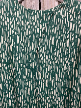 Preloved MARLENE BIRGER, Green/Cream Tunic