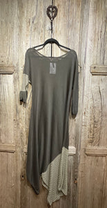 Preloved SARAH PACINI Green Sheer Linen Dress
