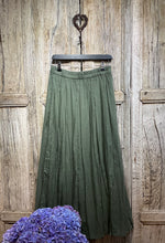 Preloved PAMLE, Green Chiffon Skirt