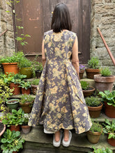 JLS Flaired Sleeveless Floral Print Flaired Dress D07
