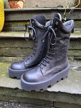 Lofina Gasoline Leather Nero Boots 2981