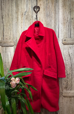 Preloved MODISSIMA Cherry Red Soft Coat