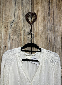 Preloved ANTHROPOLOGIE, White Cotton Dress