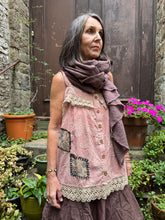 JLS Stripe Cotton Appliqué Vest 1076