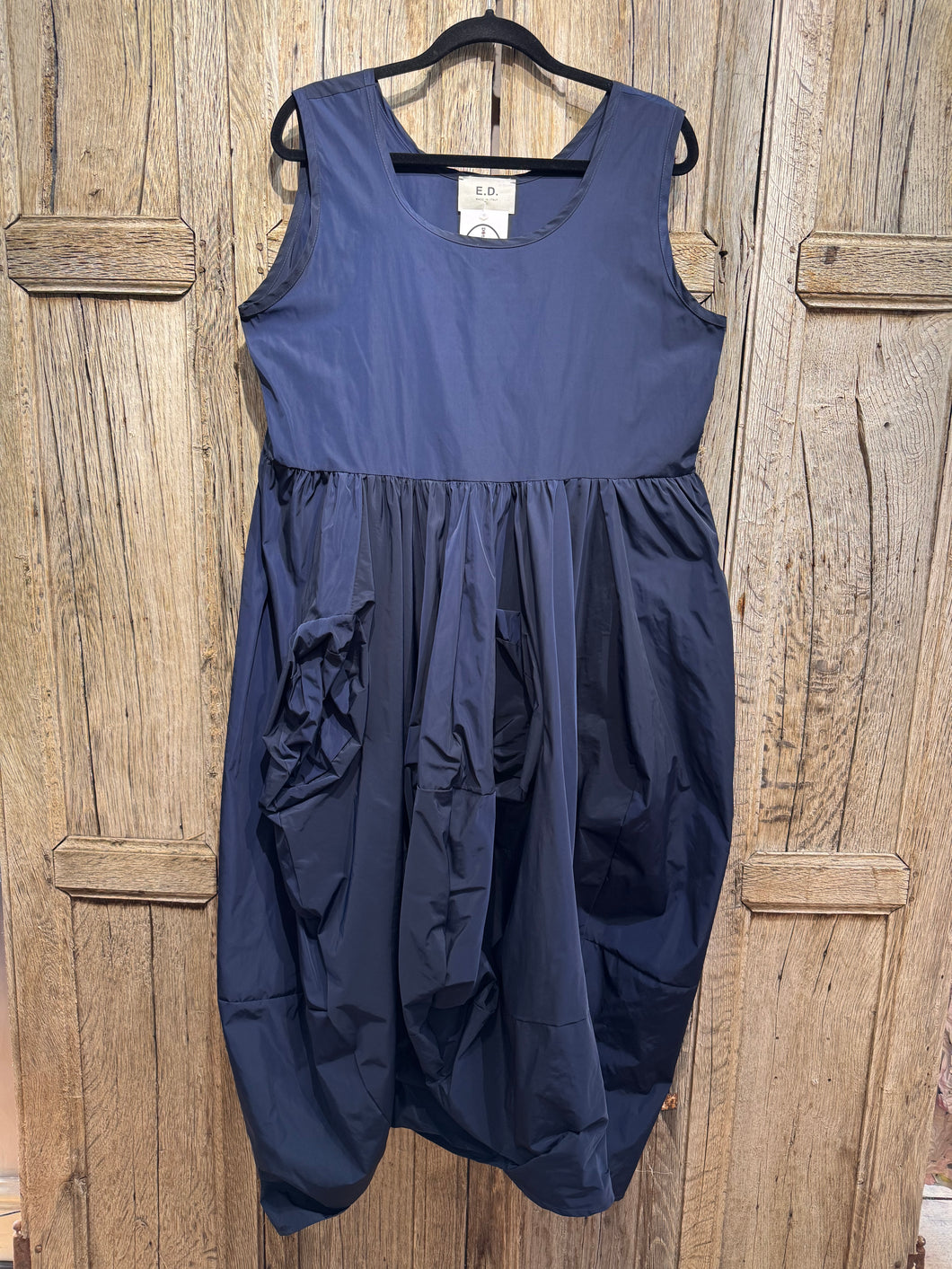 Preloved ED Midnight Taffeta Pinafore Dress