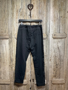 Preloved D.E.C.K. By DECOLLAGE Black Stretch Lounge Pants