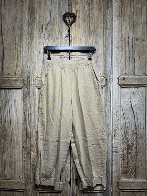 THING Wet Sand Linen Trousers 6731 SS24