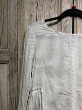 Preloved Ewa I Walla Tiny Check Cotton Top