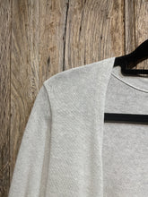 Preloved Mes Soeurs & Moi Long Pale Grey Cotton Cardigan