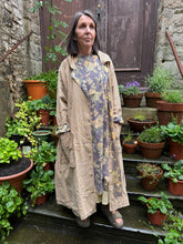 JLS Button Up Reversible Buttermilk Long Duster Dress Coat D39