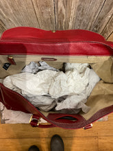 Preloved Red Leather Bag