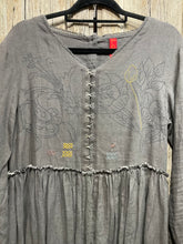 Preloved EWA i WALLA Grey Embroidery Detail Dress
