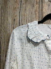 Preloved BRORA White and Blue Detail Cotton Shirt