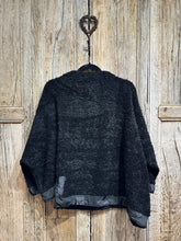 Alembika Black Wool Blend Fleece Jumper UT456S AW24