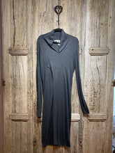 Preloved Fenn Wright and Manson Dark Grey Fine Knit Dress