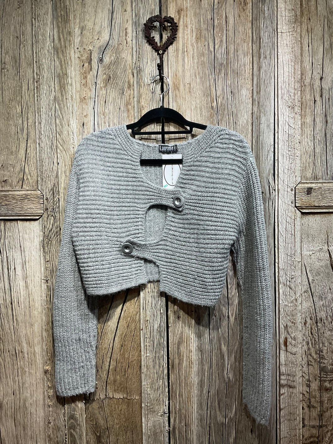 Preloved LAURAMÉ GIRLS Grey Cardigan