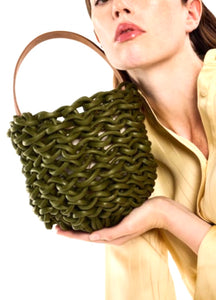 alienina Lola Olive Caramel Bag