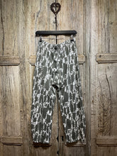 Preloved MAMA B Green/Grey Pattern Trousers