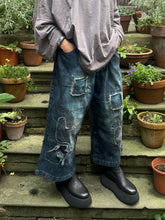 JLS Wide Crop Denim Pants JLS61