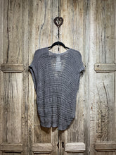 Preloved MADo Et Les Autres Grey Crotchet Top