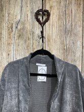 Preloved MADE IN ITALY Grey Cord Duster Coat