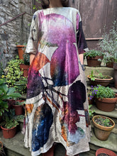 Khara Kapas Velvet Lilac Poppy Dress