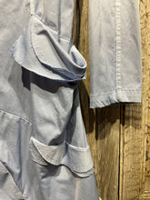 Preloved Manesera Blue Jacket Raw Edge