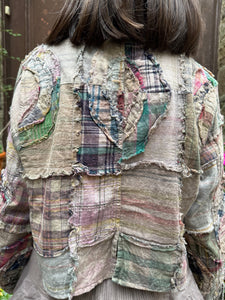 JLS Madras Check Cropped Jacket 1134