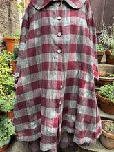 JLS Check Cotton Dress Coat D56