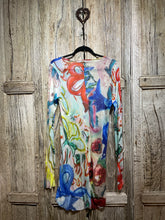 Preloved Silk Pattern Top