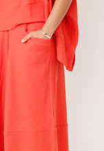 Sort Aarhus Wide Leg 3/4 Pants SA1129 SS26