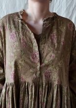 Les Ours Melo Popeline Havane Fleurs Dress AW25