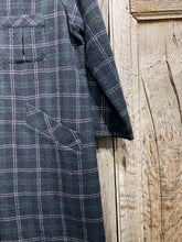 Preloved Navy Wool Check Dress