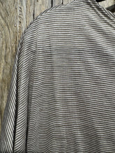 Preloved Elm Design Cream & Brown Stripe Dress