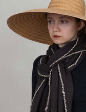 Bronte Weaver Cashmere Scarf Cacao OR26-S02