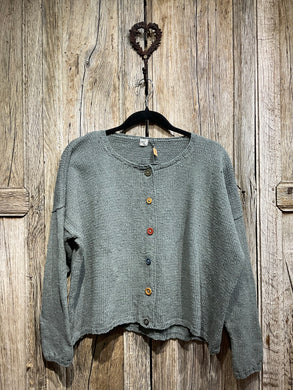 Handknits by Me Recycled Denim Slouchy Cardigan