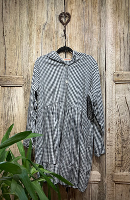 Preloved PRIVATSACHEN Blue Check Cotton Jacket