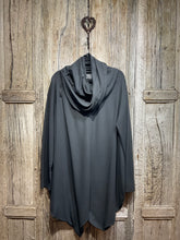 Preloved ANNETTE GORTZ Grey Jersey Cowl Neck Dress