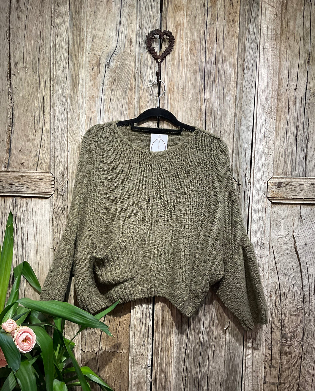 Preloved LURDES BERGADA Green Jumper