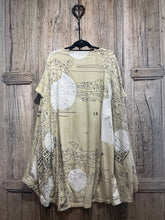 Preloved RUNDHOLZ Pistachio Map Print Oversize Tunic