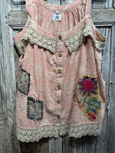 JLS Stripe Cotton Appliqué Vest 1076