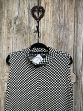 Preloved Black & White Check Long Jersey Tunic