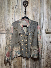 JLS Double Breasted Cotton Floral Jacket 1111