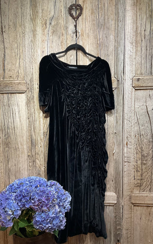Preloved RUNDHOLZ, Black Velvet Dress