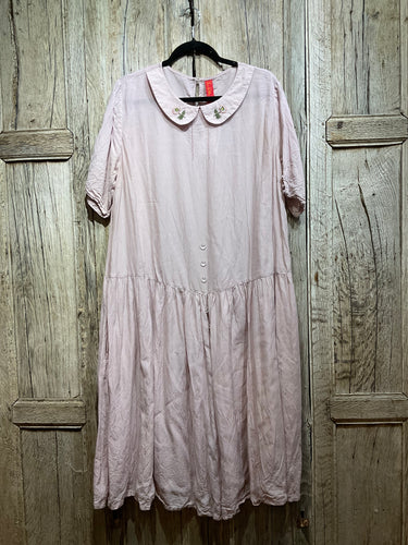 Preloved Pink Daisy Detail Dress