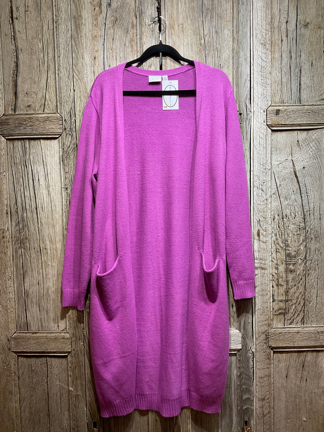 Preloved VILA Old Rose Edge-to-Edge Cardigan