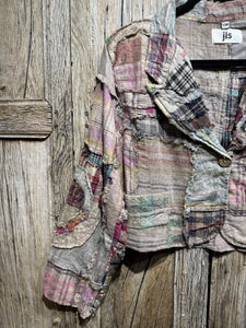 JLS Madras Check Cropped Jacket 1134