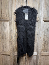 Preloved Essential Antwerp Black Wool Trim Gillet