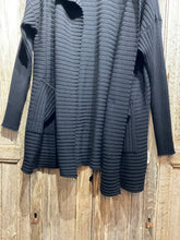 Preloved Å Black Rib Merino Wool Cardigan