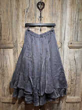 Grizas Grey Silk Skirt 4485-S313 SS26